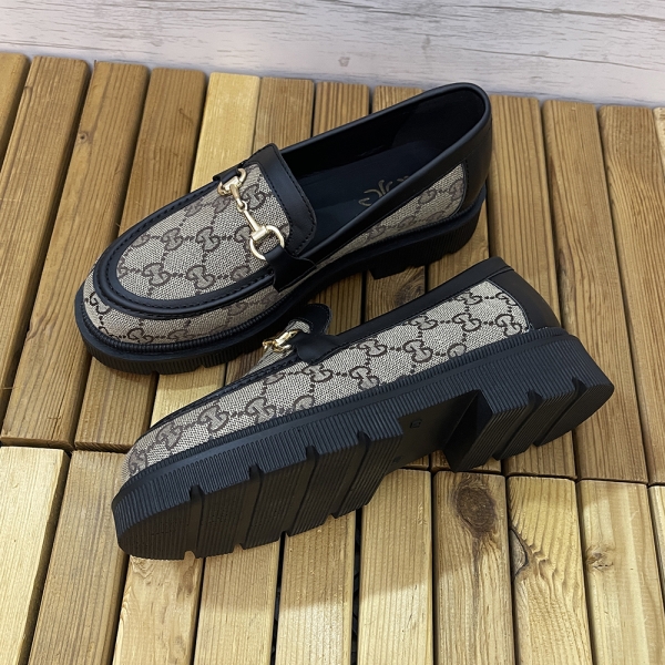 >کالج پارچه گوچی کرم لوفر  کد608